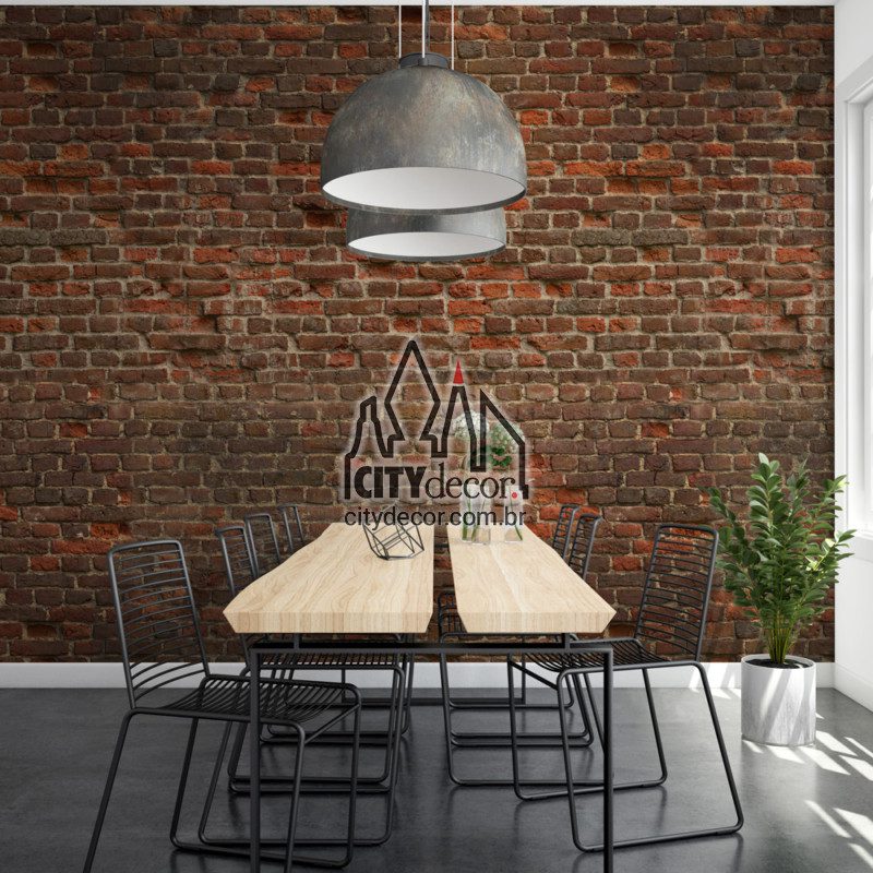 papel-de-parede-tijolinho-aparente-liverpool-3 Papel de parede tijolinho aparente vermelho