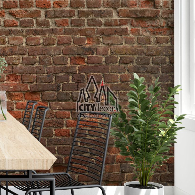 papel-de-parede-tijolinho-aparente-liverpool-5 Papel de parede tijolinho aparente laranja barro vermelho