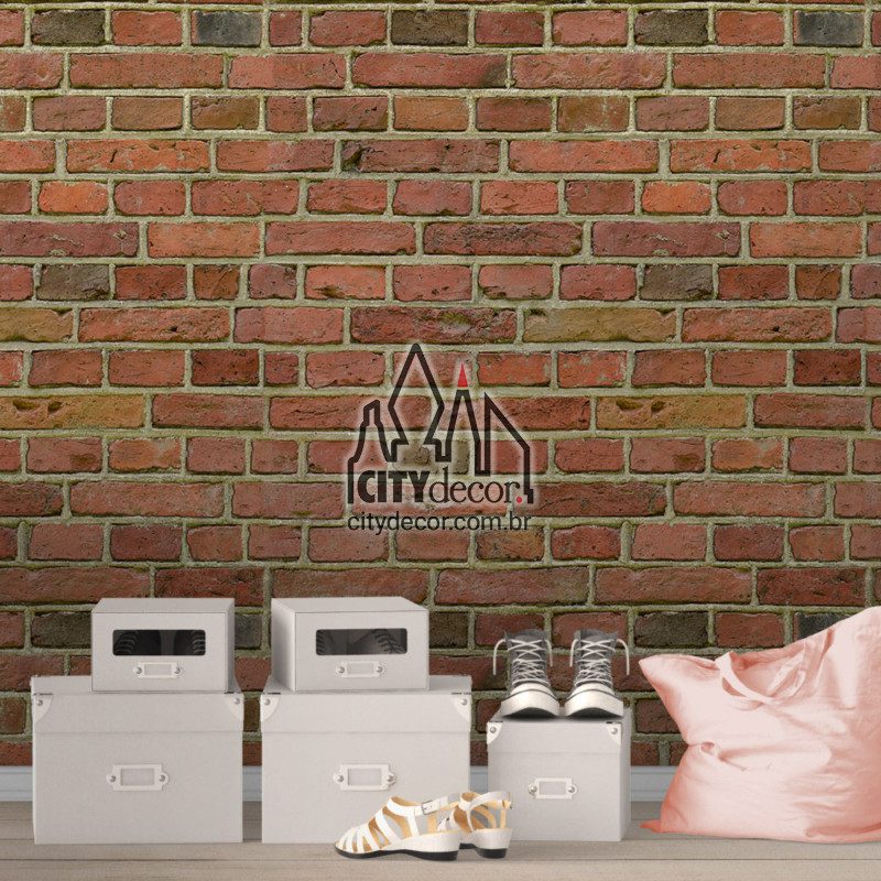 papel-de-parede-tijolinho-aparente-manchester-4 papel de parede tijolinho aparente laranja