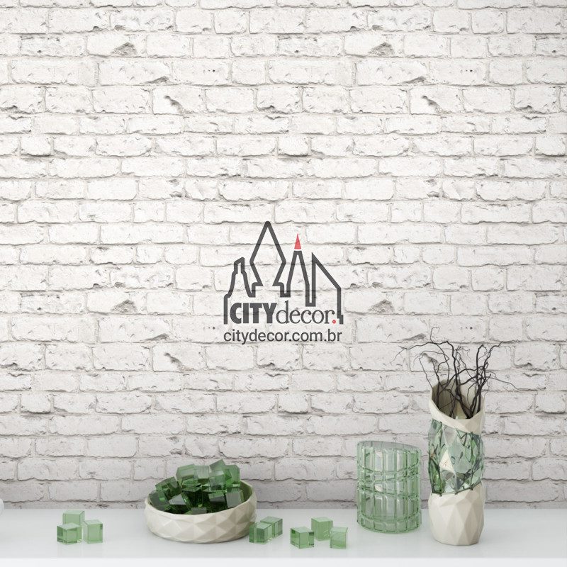 papel de parede tijolinho branco caiado papel de parede tijolinho branco caiado