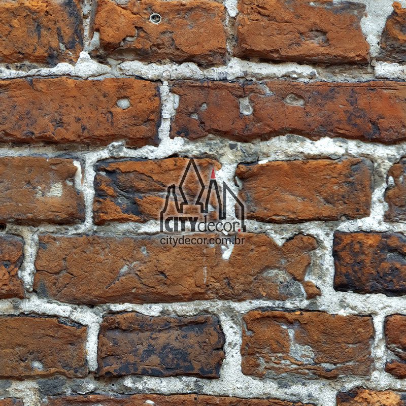 Adesivo papel de parede tijolinho industrial Papel de parede tijolinho industrial