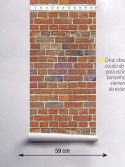 Papel de parede tijolinho diferente