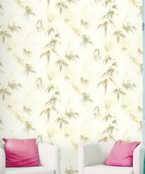 papel de parede folhas de bambu papel de parede para usar com boiserie