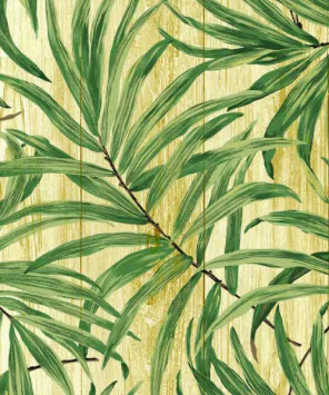 Papel de parede folhagens tropical