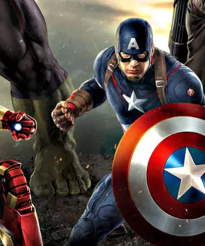 fotomural avengers