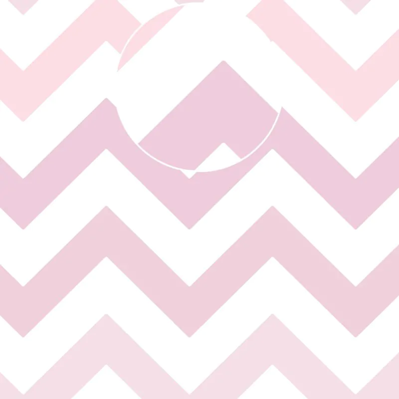 Papel de parede chevron degradê rosa - detalhe Papel de parede chevron zig zag rosa