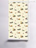 papel de parede carrinhos construção obras